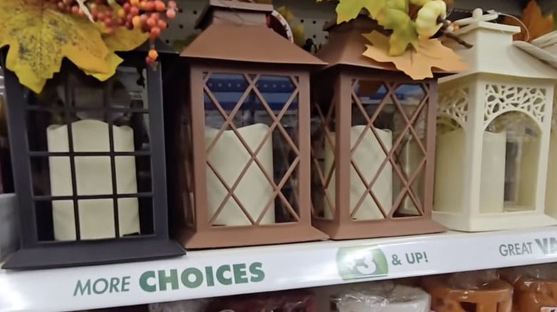 Dollar Tree Harvest Light-Up LED Candle Lanterns