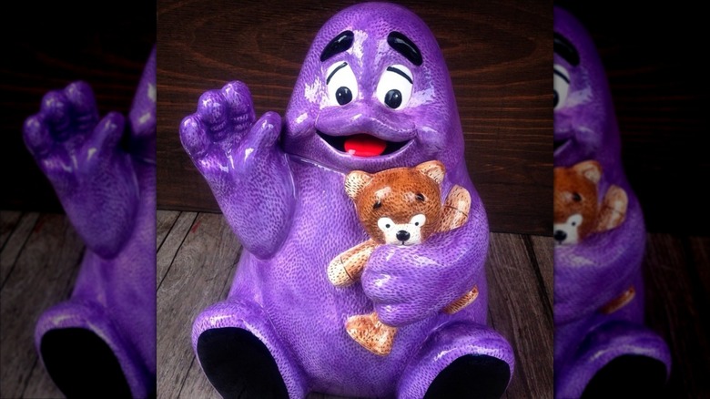 Grimace cookie jar