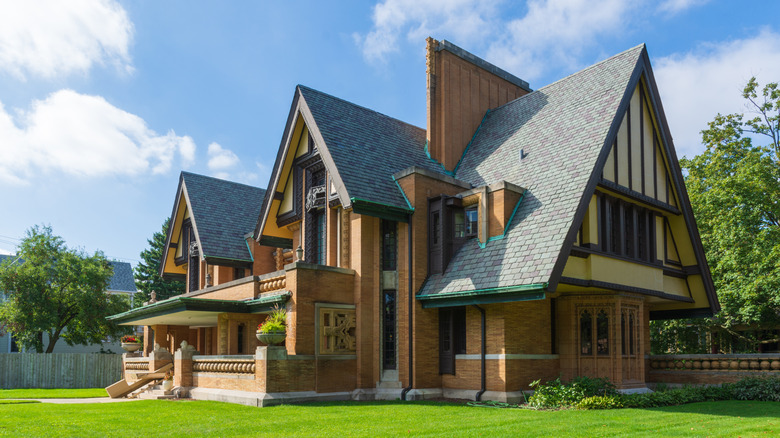 The Nathan Moore house in Oak Park.