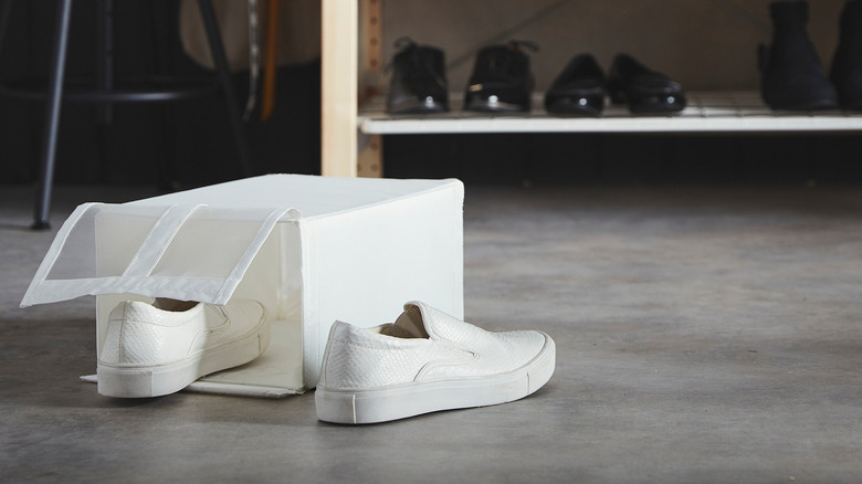 SKUBB Shoe Boxes in a room