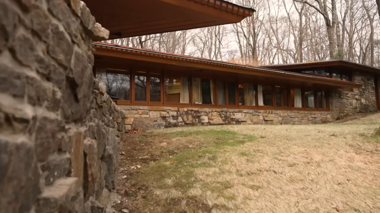 An exterior shot of the Reisley House in Mount Pleasant, New York.
