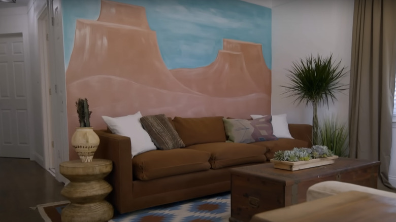 wild west interior living room