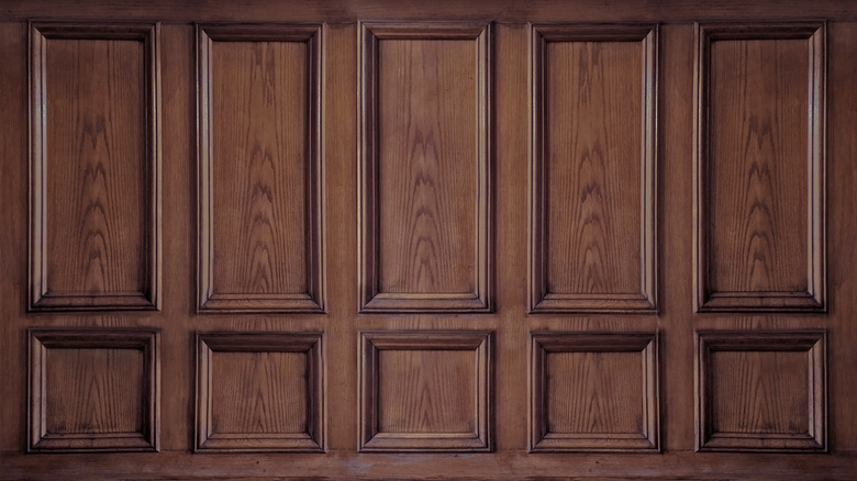 dark, espresso brown cabinets in a kitchen