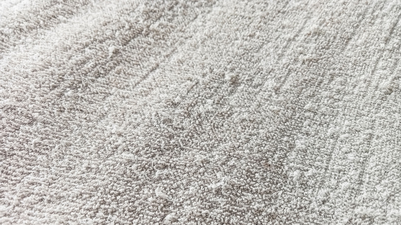 Up close of an old towel