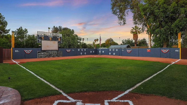 Home baseball field
