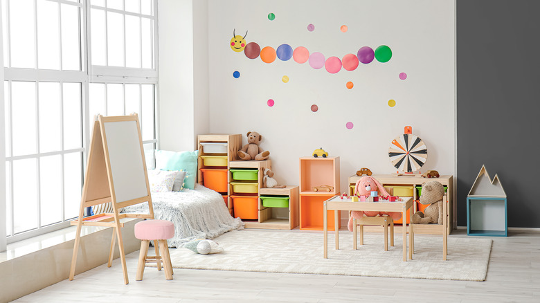 Kids' corner playroom