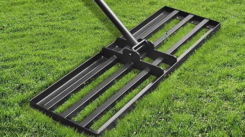 lawn leveling rake