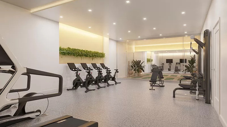Gym in NYC condominium