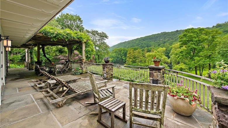 back terrace