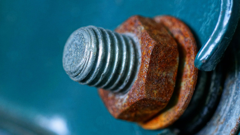 Rusted bolt