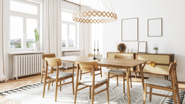Scandinavian-style dining room