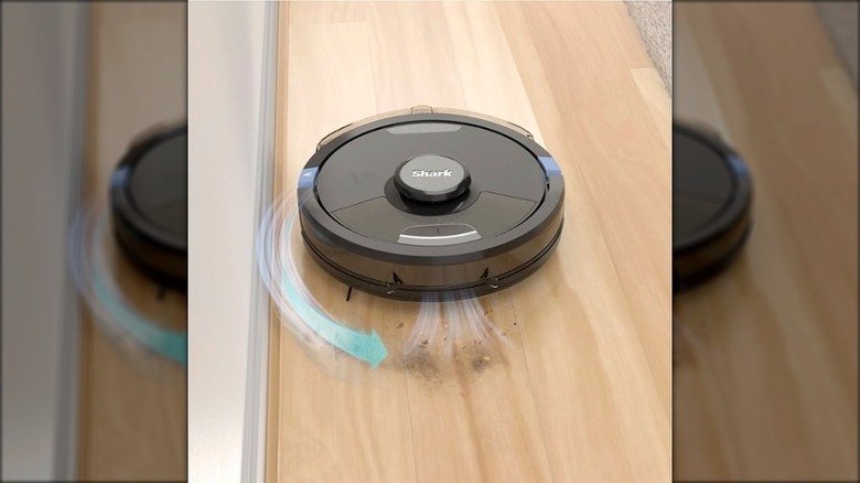 black robot vacuum