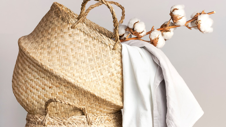 decorative bamboo baskets