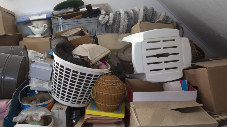 Disorganized storage area