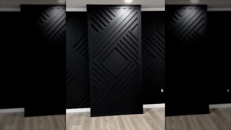 accent wall secret door