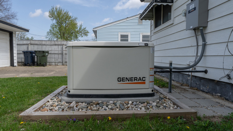 standby generator installed by home