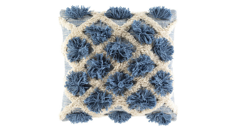 throw pillow with fringe