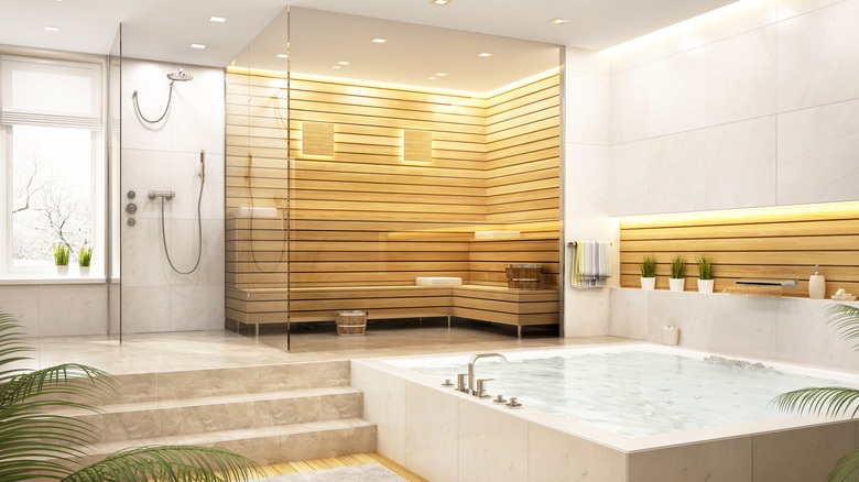 a spa-like bathroom