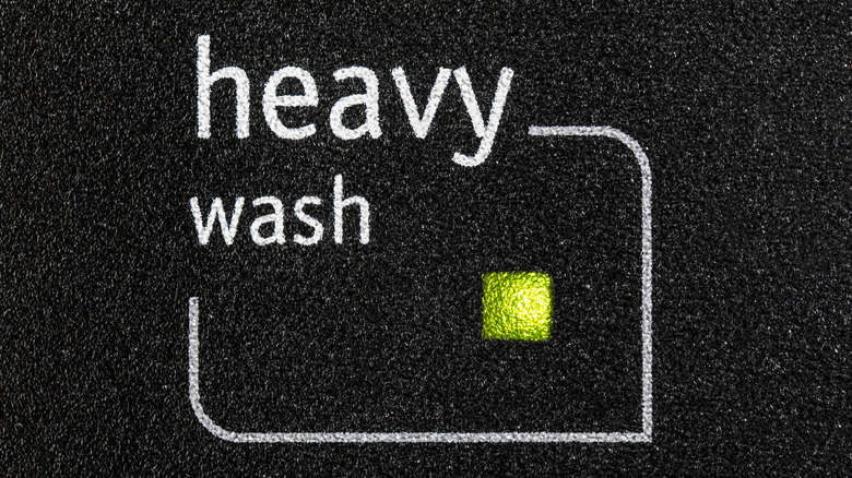 heavy wash button