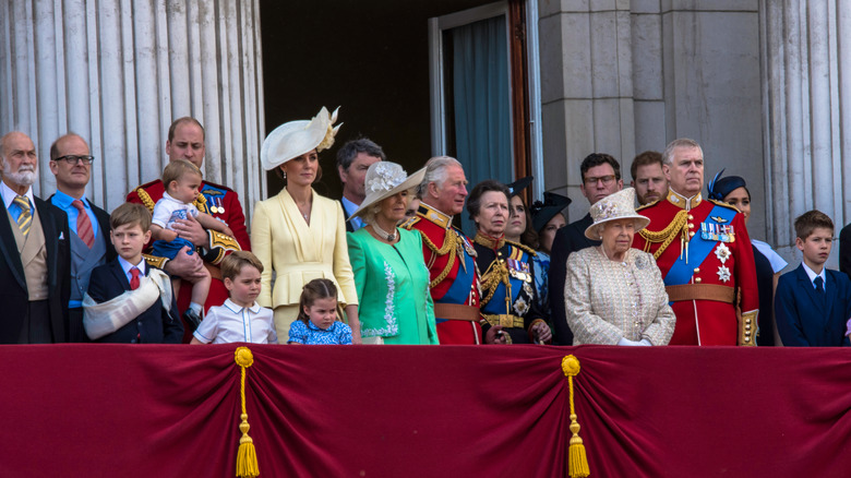 Royal family at Colour Trooping