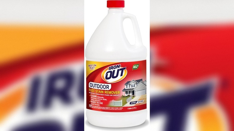Iron Out outdoor rust stain remover