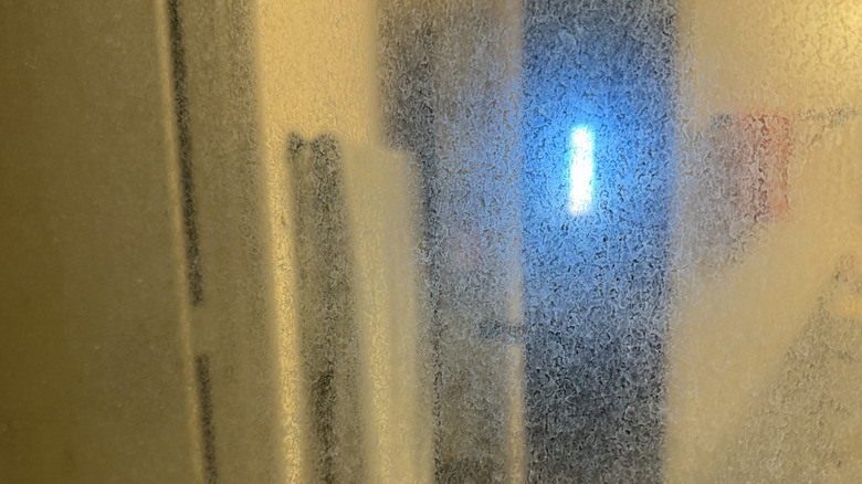 Streaks on cleaned glass