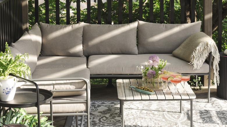 Outside patio furniture