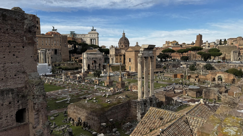 A view of ancient Rome