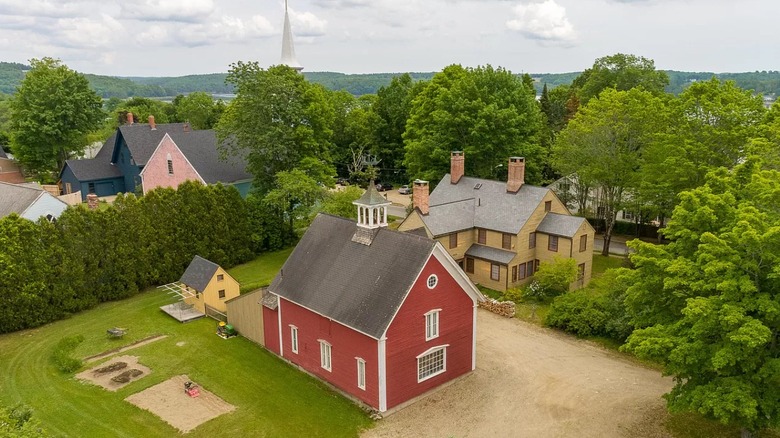 Aerial view of Wiscasset