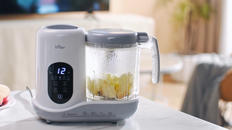Electric baby food making machine