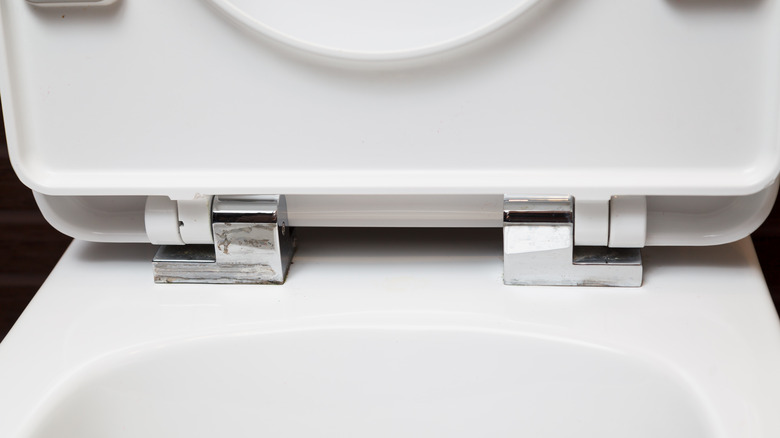 Detachable toilet seat hinge