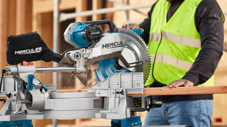 Hercules 12-inch Dual-Bevel Sliding Compound Miter Saw
