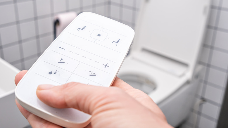 Toilet remote