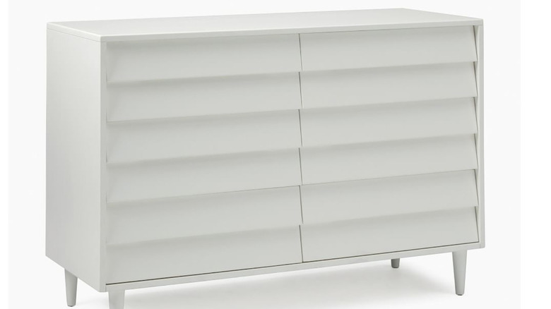 white dresser