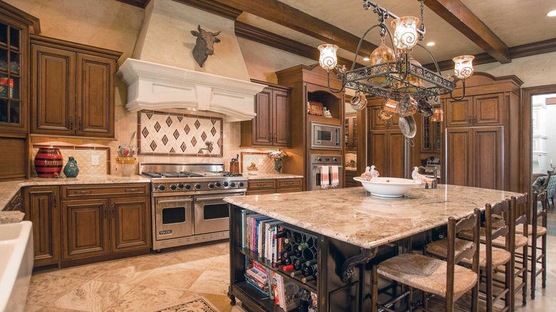 rustic tuscan kitchen table