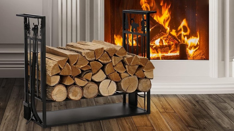 MyFirePlaceDirect firewood rack