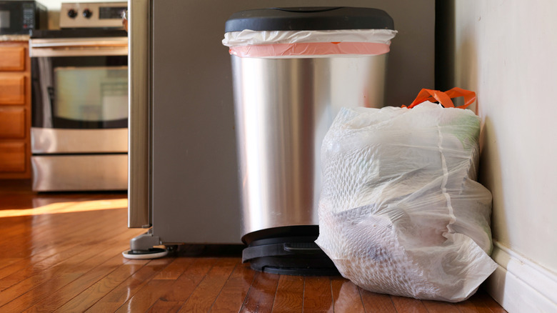 Kitchen garbage cans