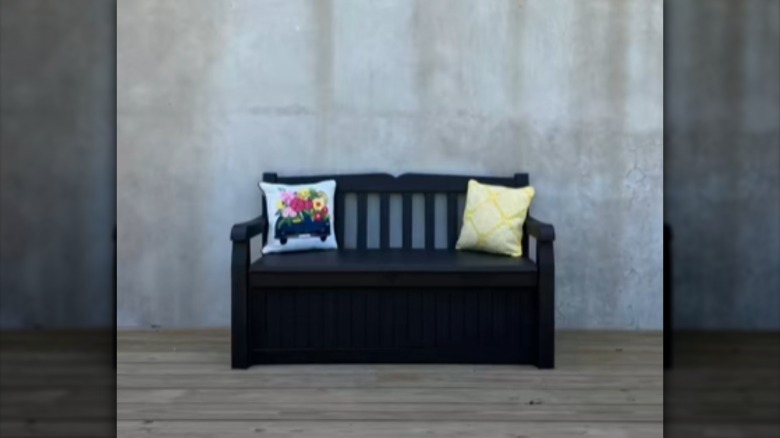 storage bench for patio