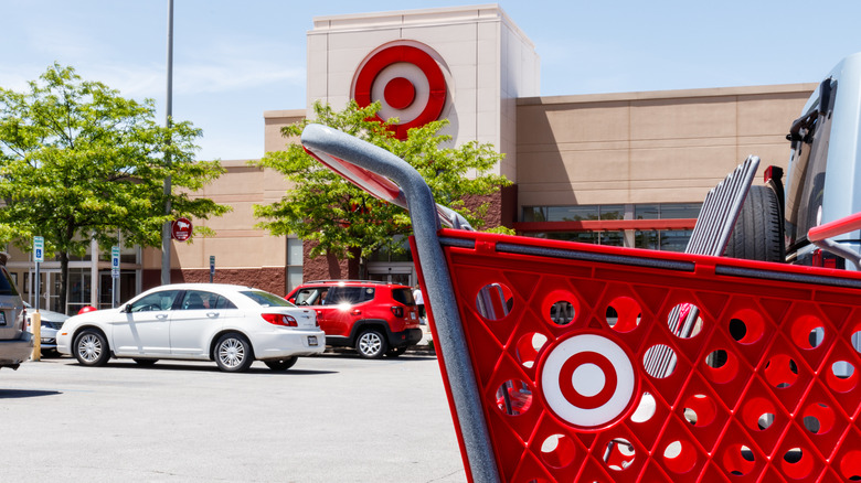 Shopping cart at Target store