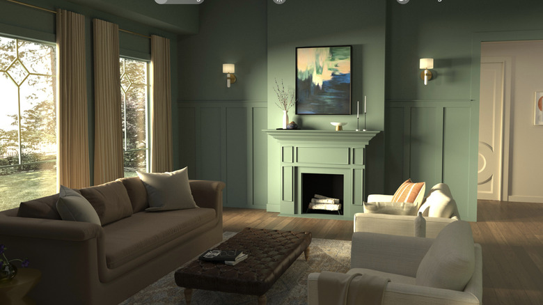 Behr's Hidden Gem in a living room
