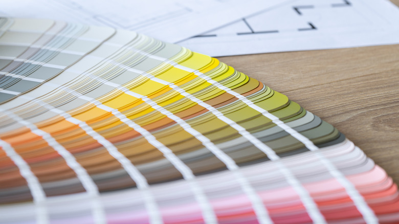 Paint swatches