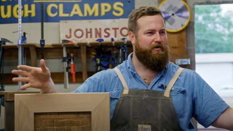 Ben Napier in woodworking shop