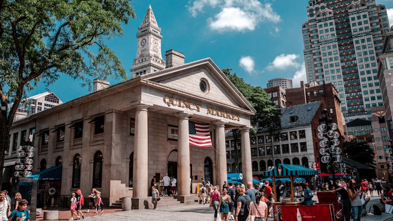 outside of Quincy Market