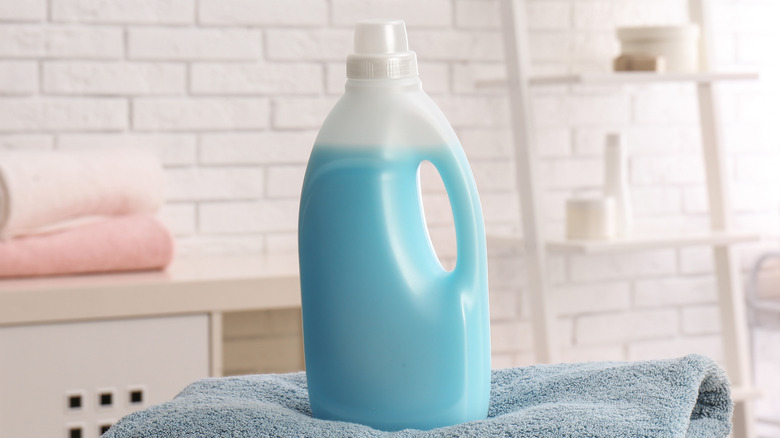 bottle of fabric softener