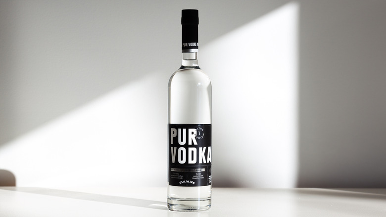 bottle of vodka