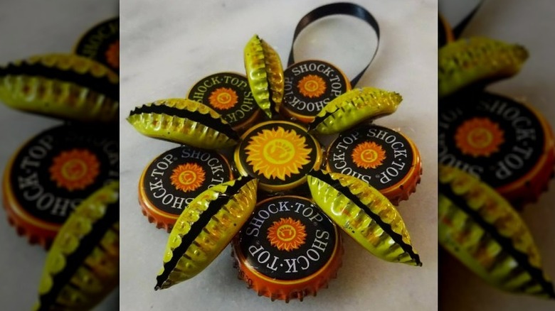 Bottlecap snowflake