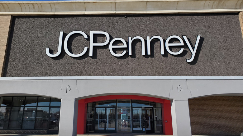 a JCPenney store front.