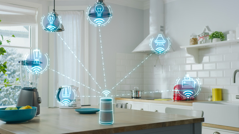smart high-tech kitchen