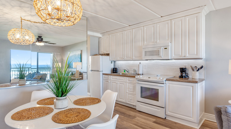 bright light beach kitchen