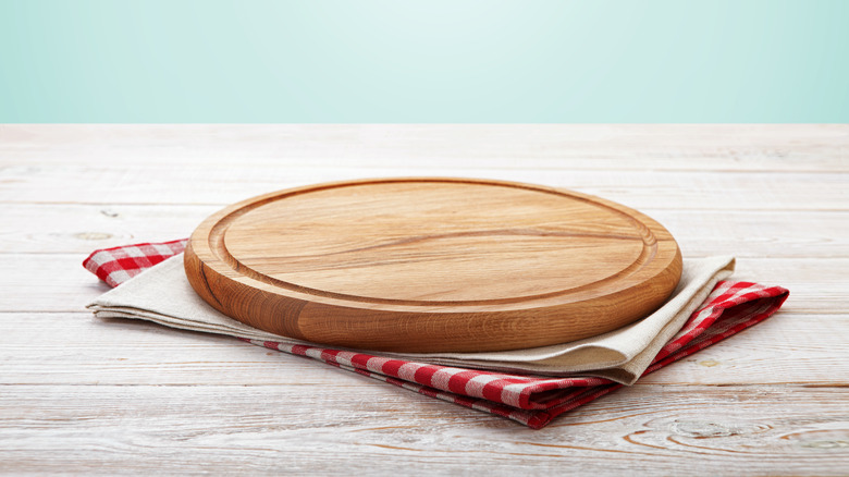 board on top of table